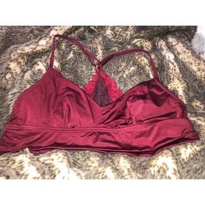Burgundy Aerie Bralette
